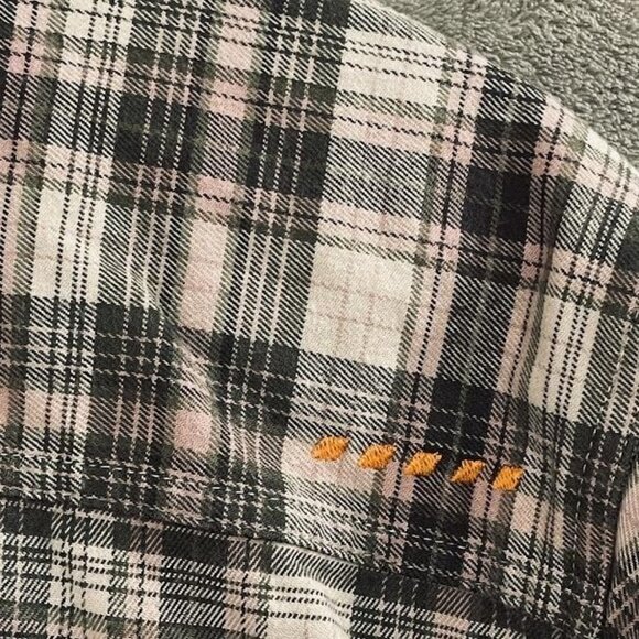 Ariat Rebar‎ Flannel Shirt Womens 2X Plaid Beetle Workwear DuraStretch GAM - Picture 12 of 16